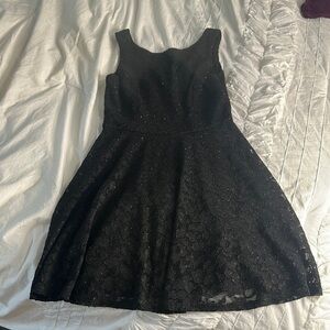 Speechless Black Lace Wedding Dress